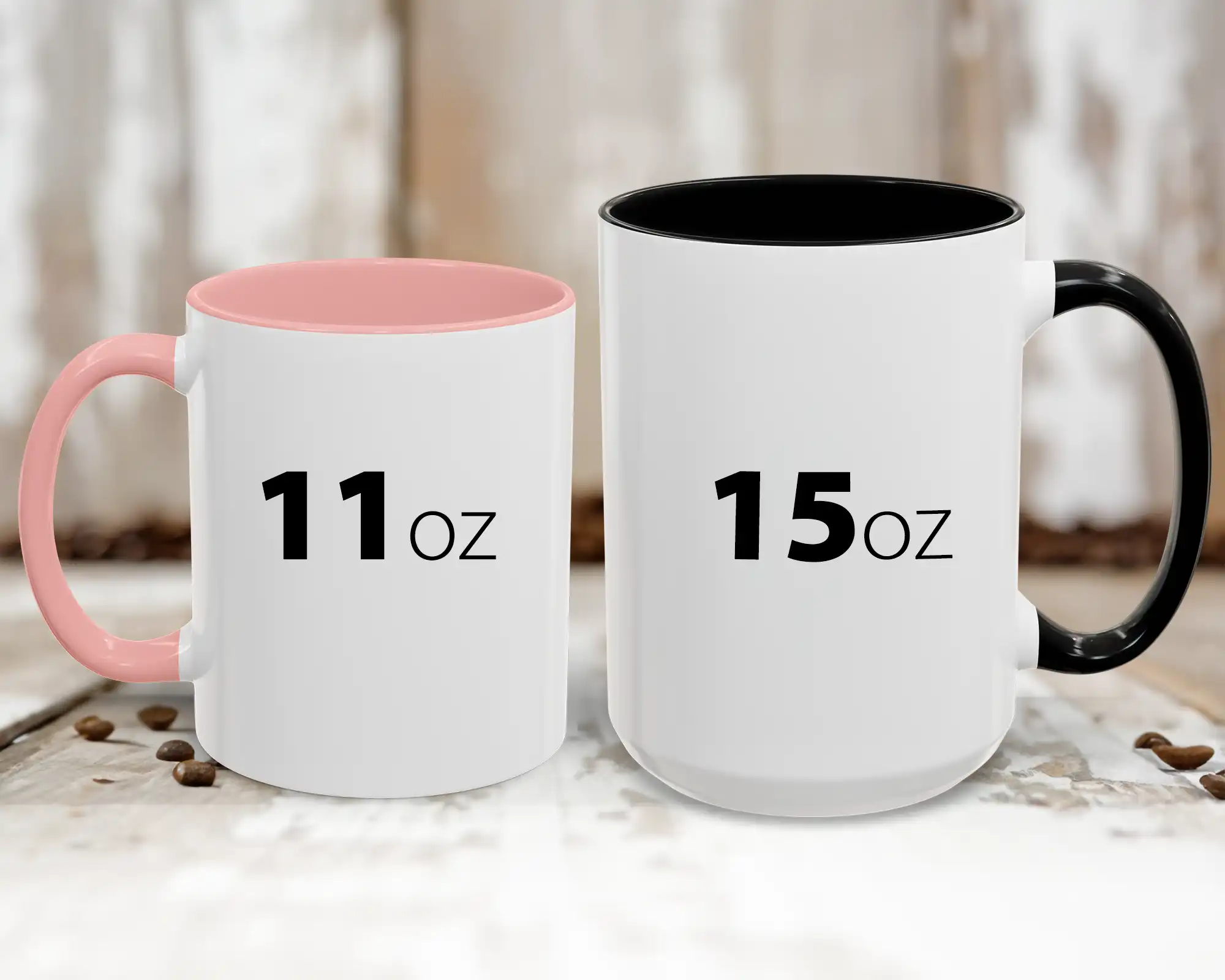 Mug Size Chart