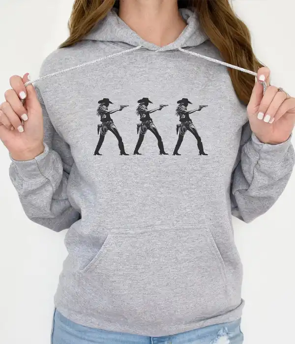 Cowgirl Gunslinger Unisex Hoodie