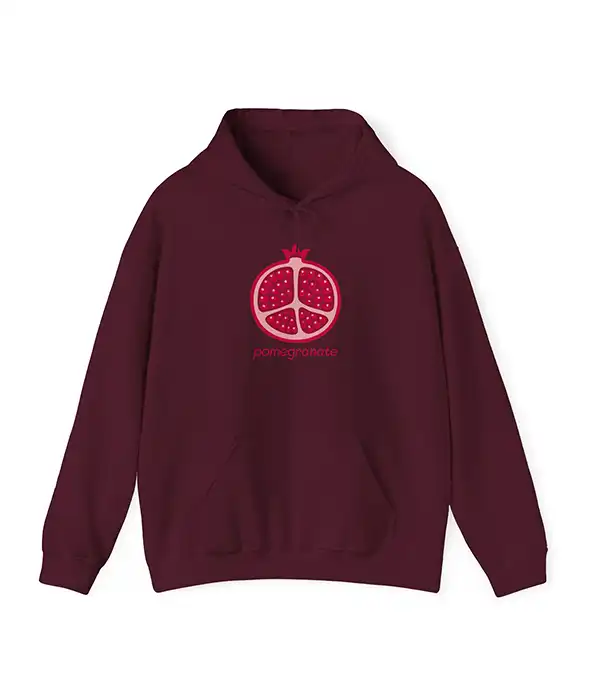 Cozy Pomegranate Unisex Hoodie