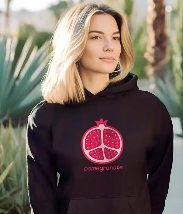 Cozy Pomegranate Unisex Hoodie