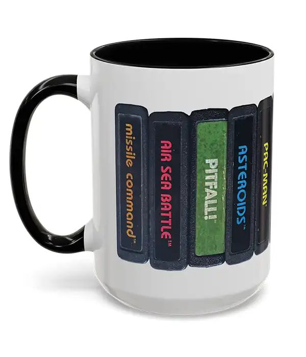 Vintage Atari 2600 Gaming Coffee Mug