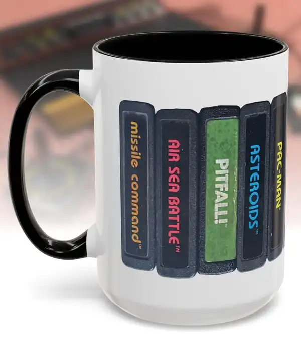 Vintage Atari 2600 Gaming Coffee Mug
