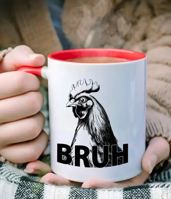 Bruh Rooster Coffee Mug