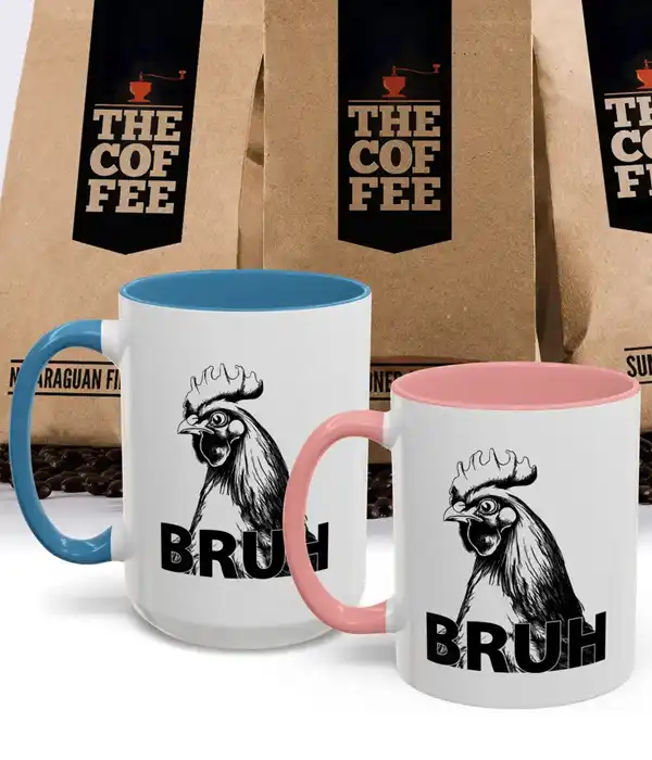 Bruh Rooster Coffee Mug