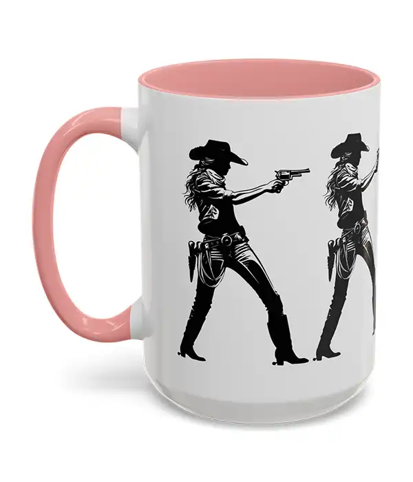 Modern Cowgirl Coffee Tea Mug