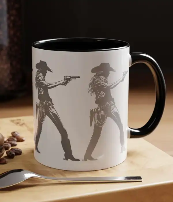 Modern Cowgirl Coffee Tea Mug