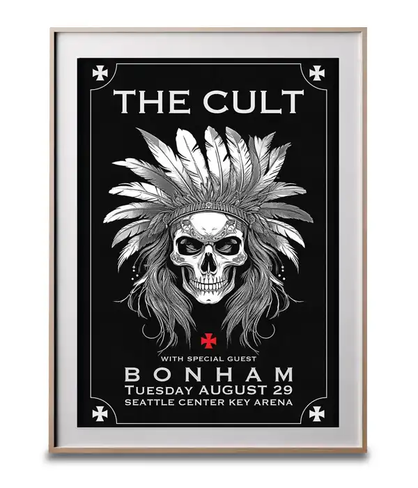 The Cult Concert Poster Digital Download