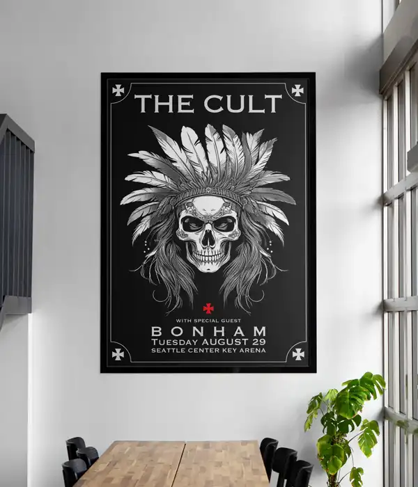 The Cult Concert Poster Digital Download