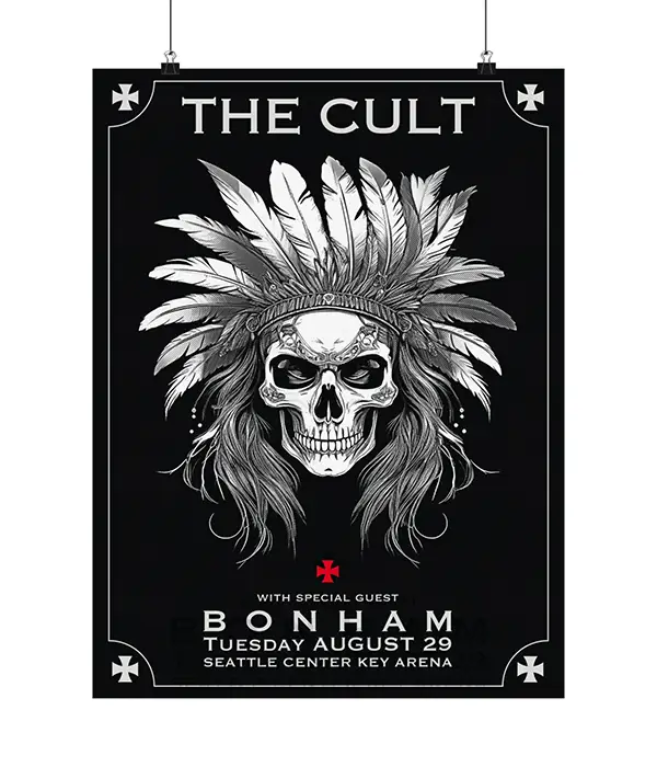 The Cult Concert Poster Print