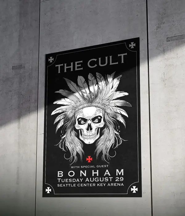 The Cult Concert Poster Print