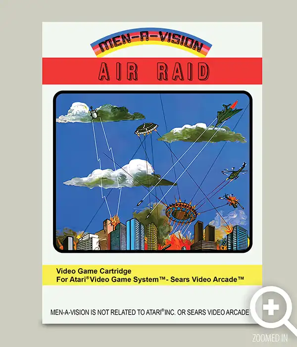 Air Raid Atari 2600 Poster Digital Download