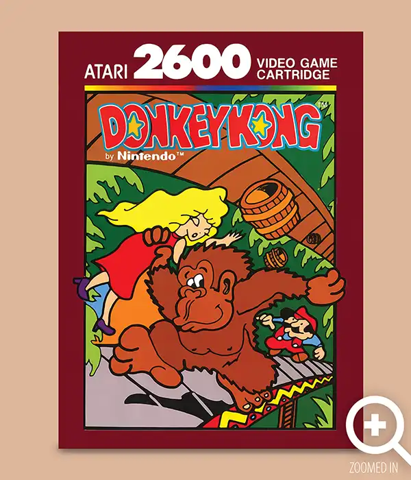 Donkey Kong Atari 2600 Poster Digital Download