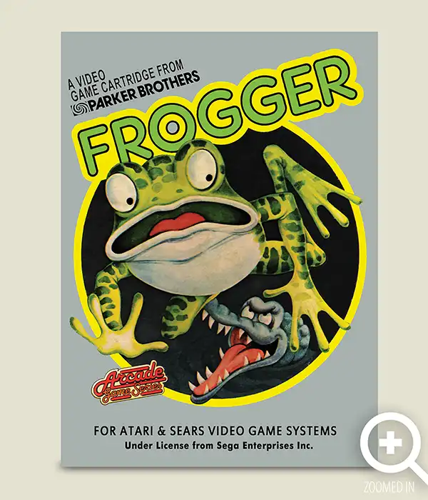 Frogger Atari 2600 Poster Digital Download