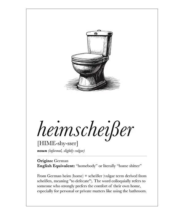 Set of 3 Heimscheißer Art Prints Digital Download