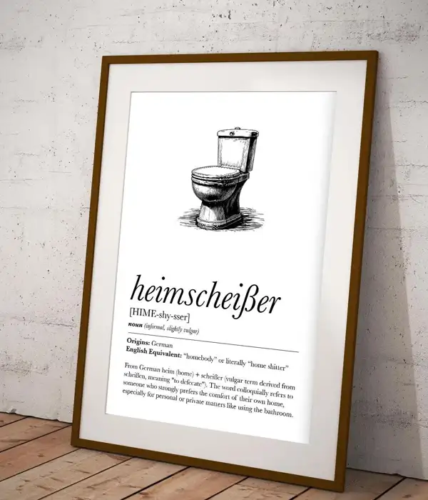 Set of 3 Heimscheißer Art Prints Digital Download
