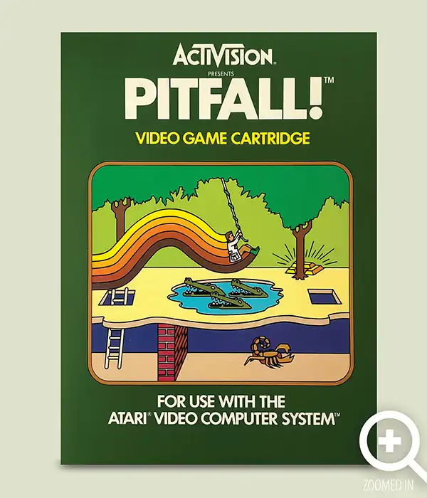 Pitfall! Atari 2600 Poster Digital Download