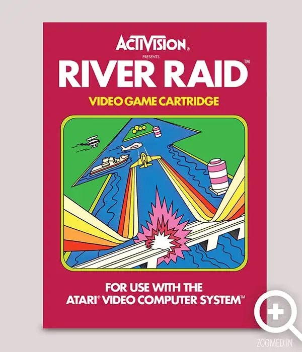 River Raid Atari 2600 Poster Digital Download