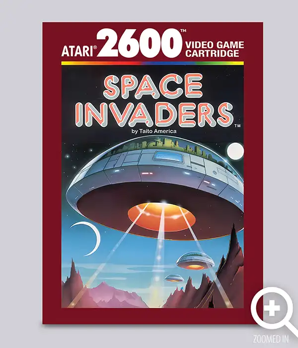 Space Invaders Atari 2600 Poster Digital Download