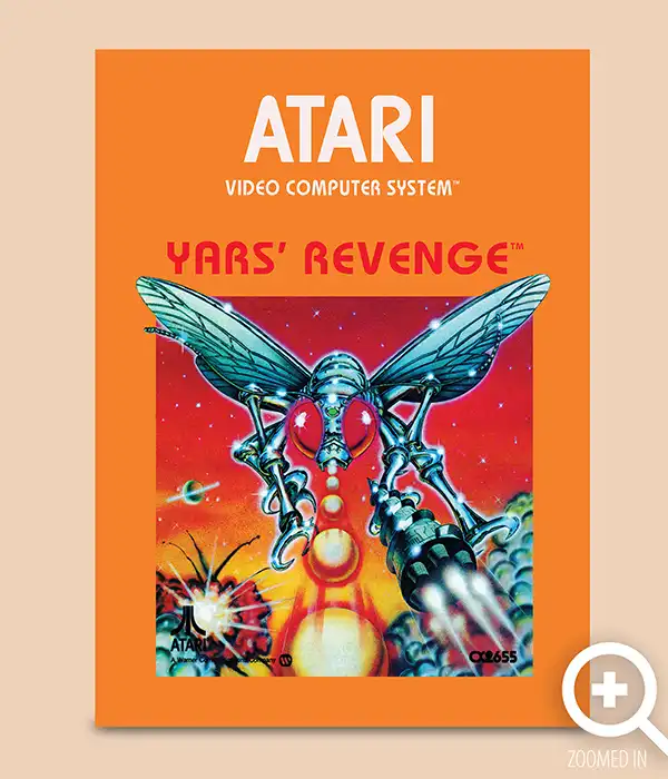 Yars Revenge Atari 2600 Poster Digital Download