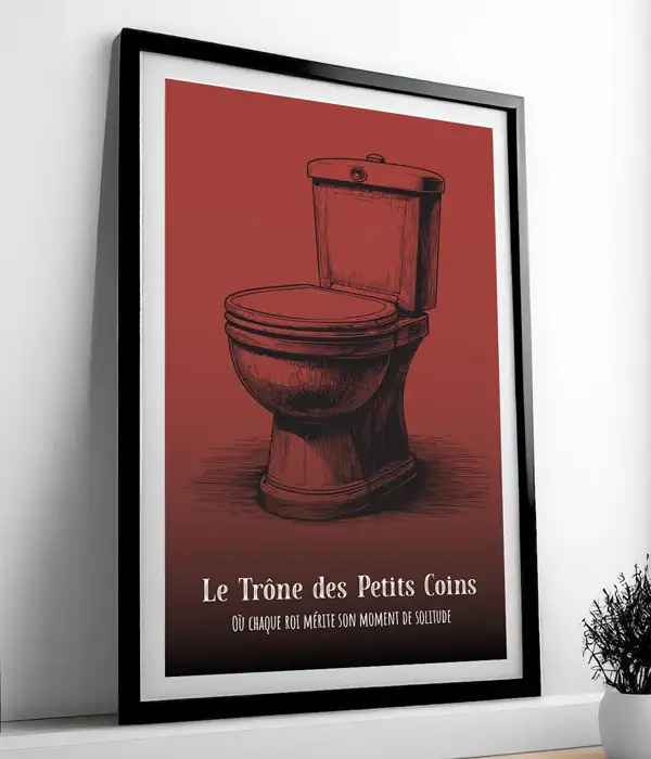 French Humor Wall Art Poster Print