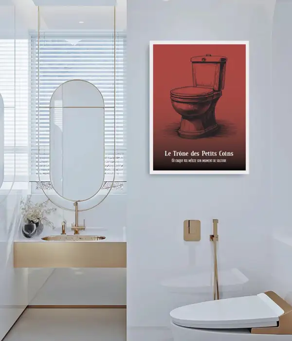 French Humor Wall Art Poster Print