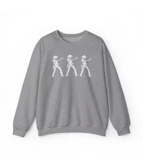 Western Cowgirl Gunslinger Sweatshirt