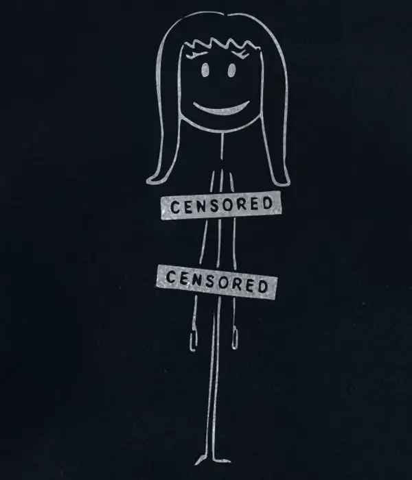 Funny Naked Stick Figure Sweatshirt