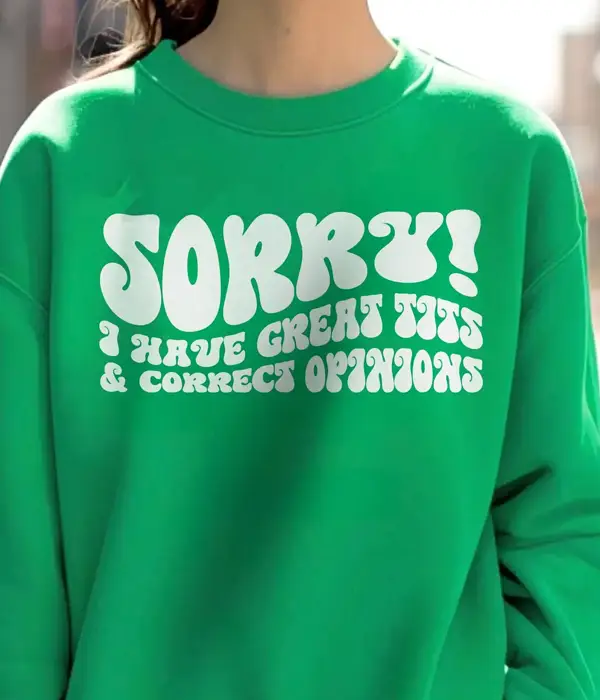 Great Tits and Opinions Sweatshirt