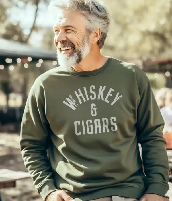 Whiskey and Cigars Sweatshirt Sweatshirt