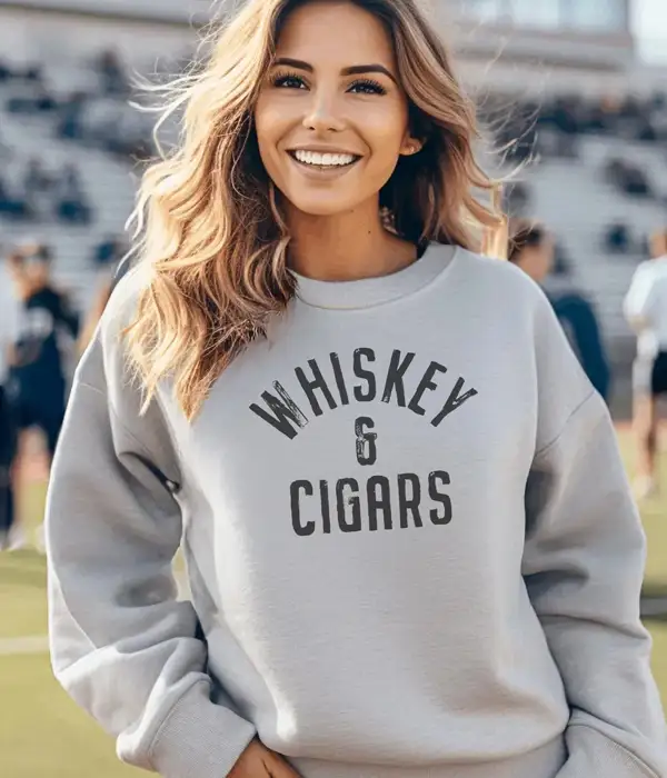 Whiskey and Cigars Sweatshirt Sweatshirt
