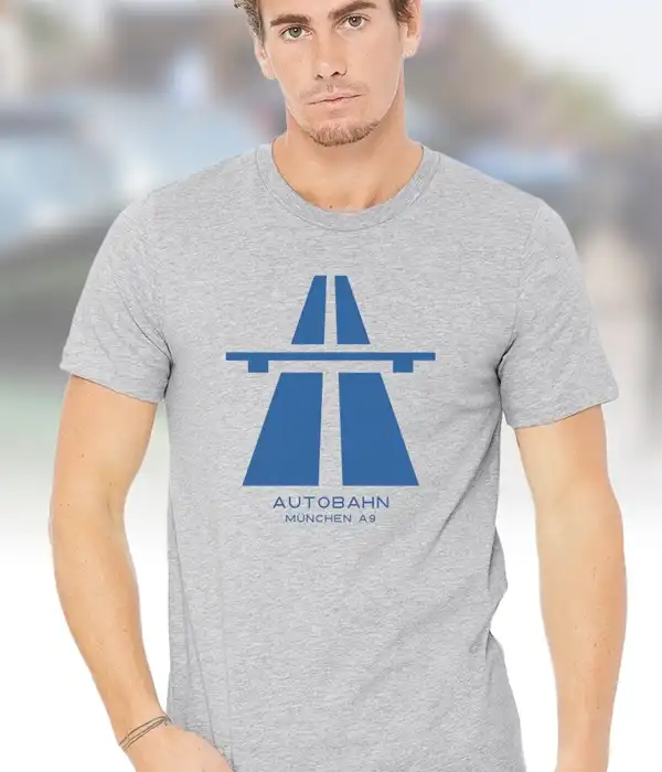 German Minimalist Autobahn Sign T-Shirt