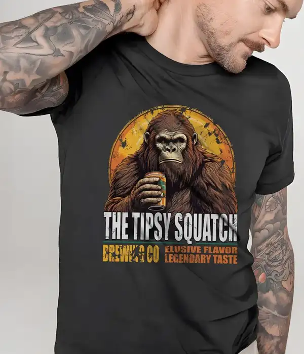 Funny Bigfoot Beer T-Shirt