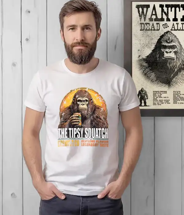 Funny Bigfoot Beer T-Shirt