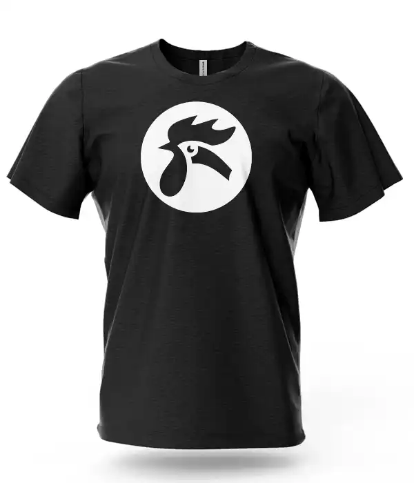 Black & White Rooster Swagger Unisex T-Shirt
