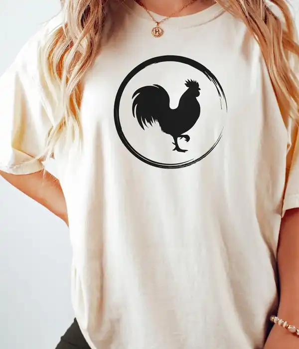 Rooster Lover Graphic T-Shirt