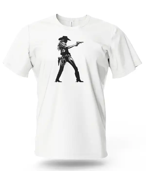 Modern Woman Cowgirl Gunslinger T-Shirt