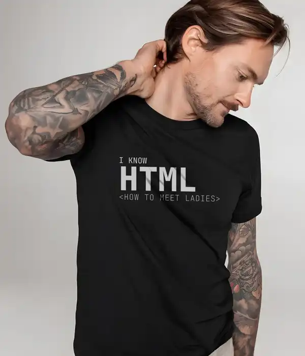 I Know HTML Unisex T-Shirt