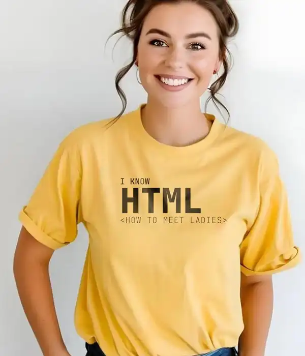 I Know HTML Unisex T-Shirt