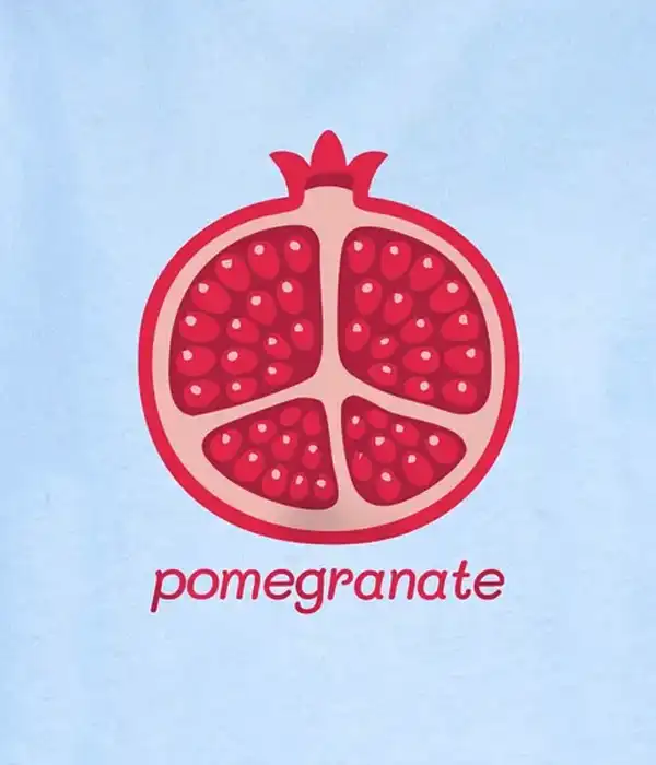 Trendy Pomegranate Graphic T-Shirt