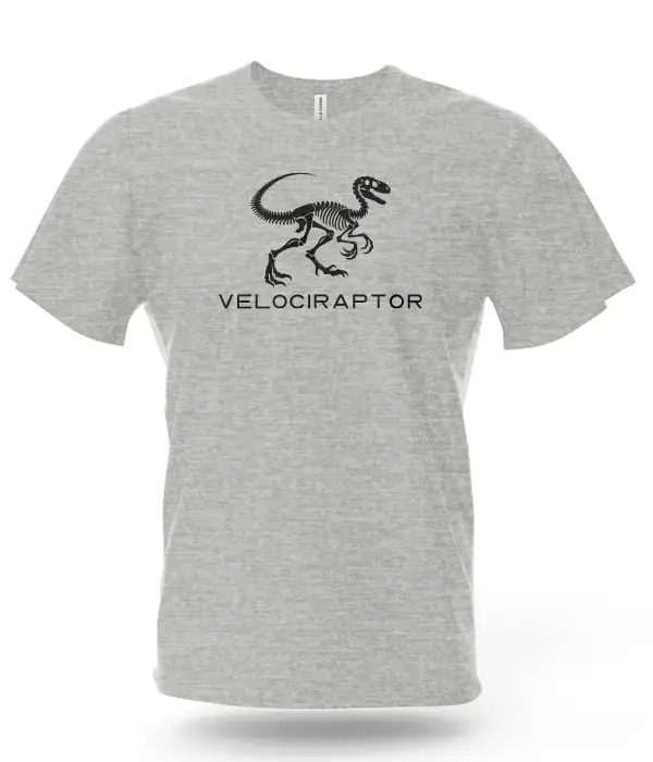 Velociraptor Dinosaur Skeleton T-Shirt