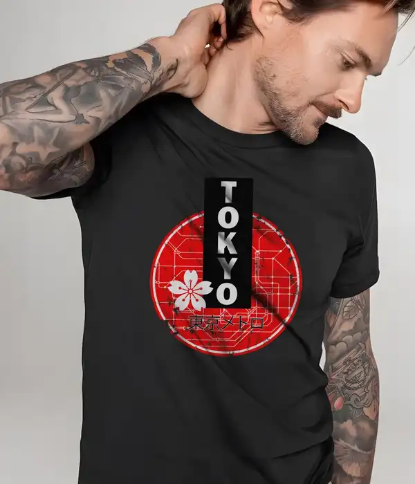 Tokyo Subway Graphic T-Shirt
