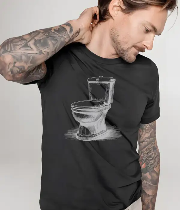 Mighty Toilet Throne T-Shirt