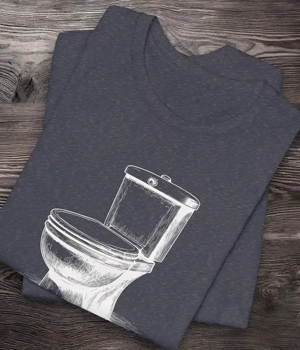 Mighty Toilet Throne T-Shirt