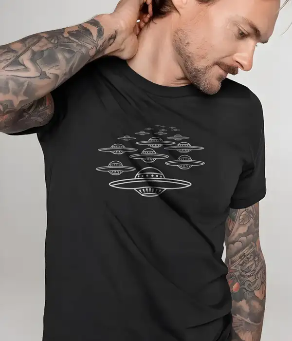 Alien UFO Space Invader T-Shirt