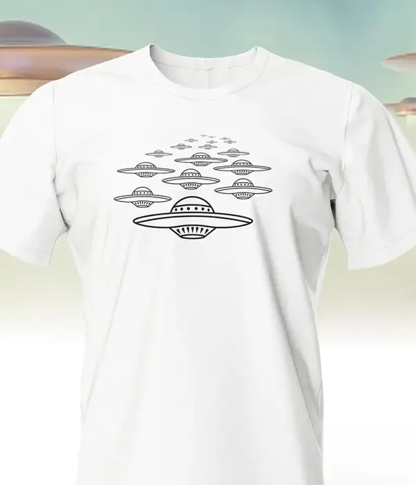 Alien UFO Space Invader T-Shirt
