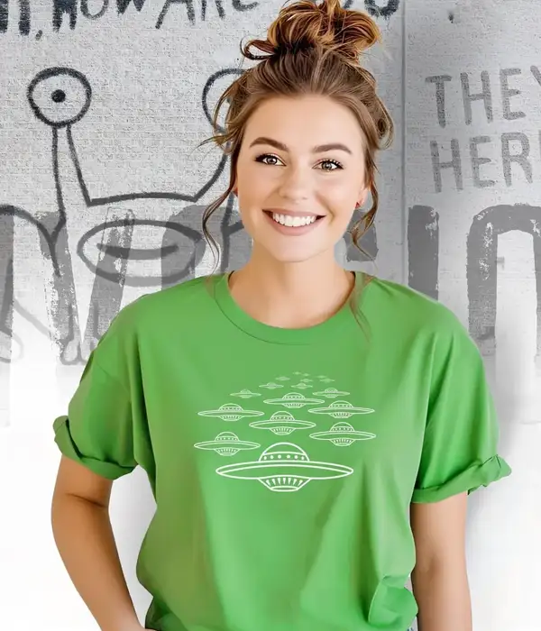 Alien UFO Space Invader T-Shirt