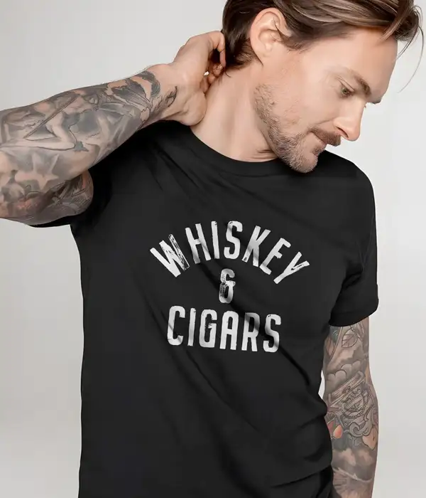 Whiskey and Cigars Irish T-Shirt