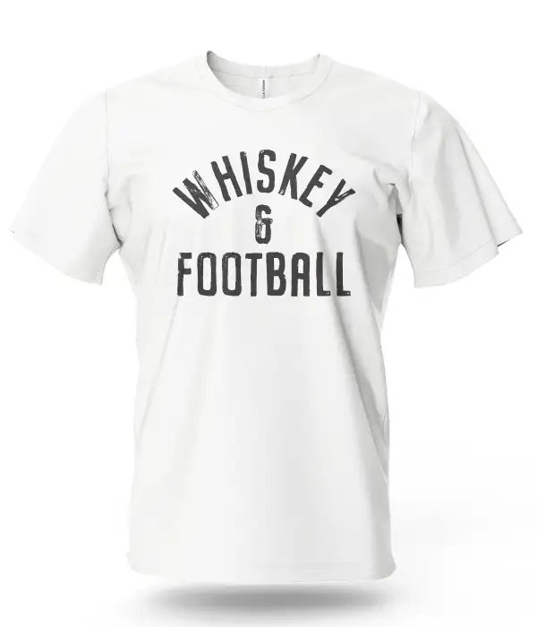 Classic Football and Whiskey T-Shirt
